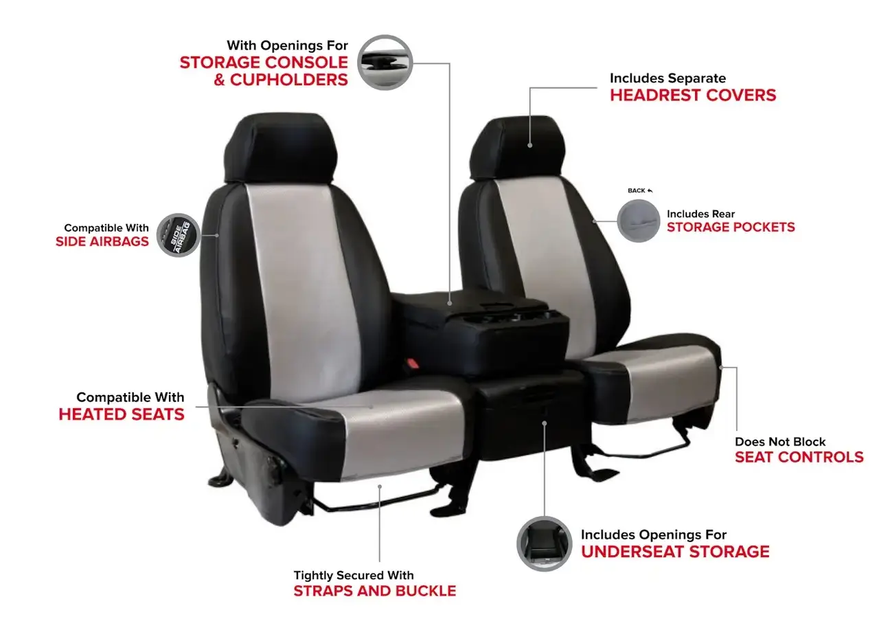 Carbon Fiber Car Seat Covers Features